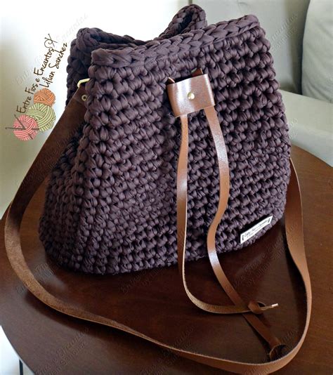 bolsa saco fio de malha